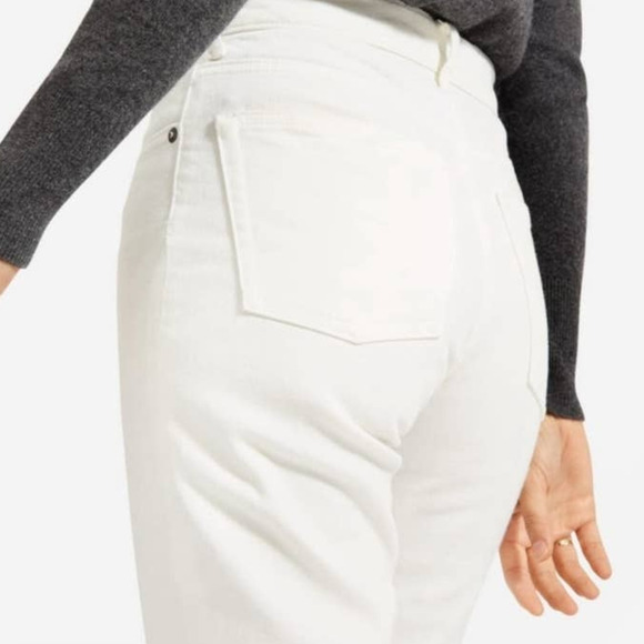 NEW Everlane The Cheeky Straight Jean in Bone Size 29 Ankle - Picture 3 of 9